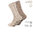 unisex rough knitted norwegian socks with anti slip sole