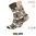 unisex full terry thermal wool socks with ice crystal design