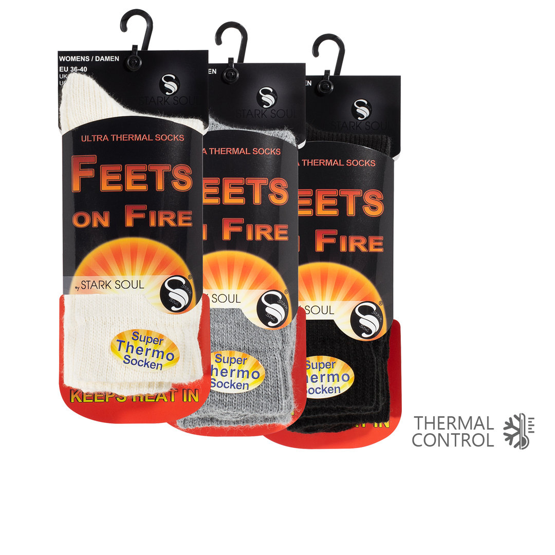 Stark Soul® Feets on Fire ULTRA-Thermosocken für Damen - Farbe wählbar