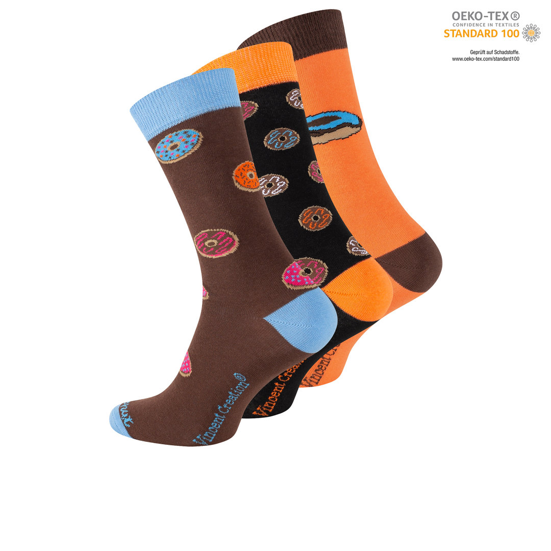 Vincent Creation® Unisex Casual Socken "Donuts"