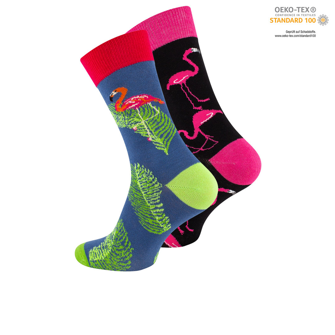 Vincent Creation® Unisex Casual Socken "Flamingo"