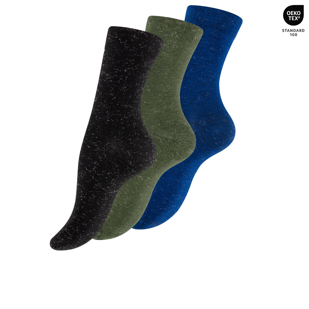 Damen Söckchen "GLAM" mit Glitzer-Effektgarn im Farbmix