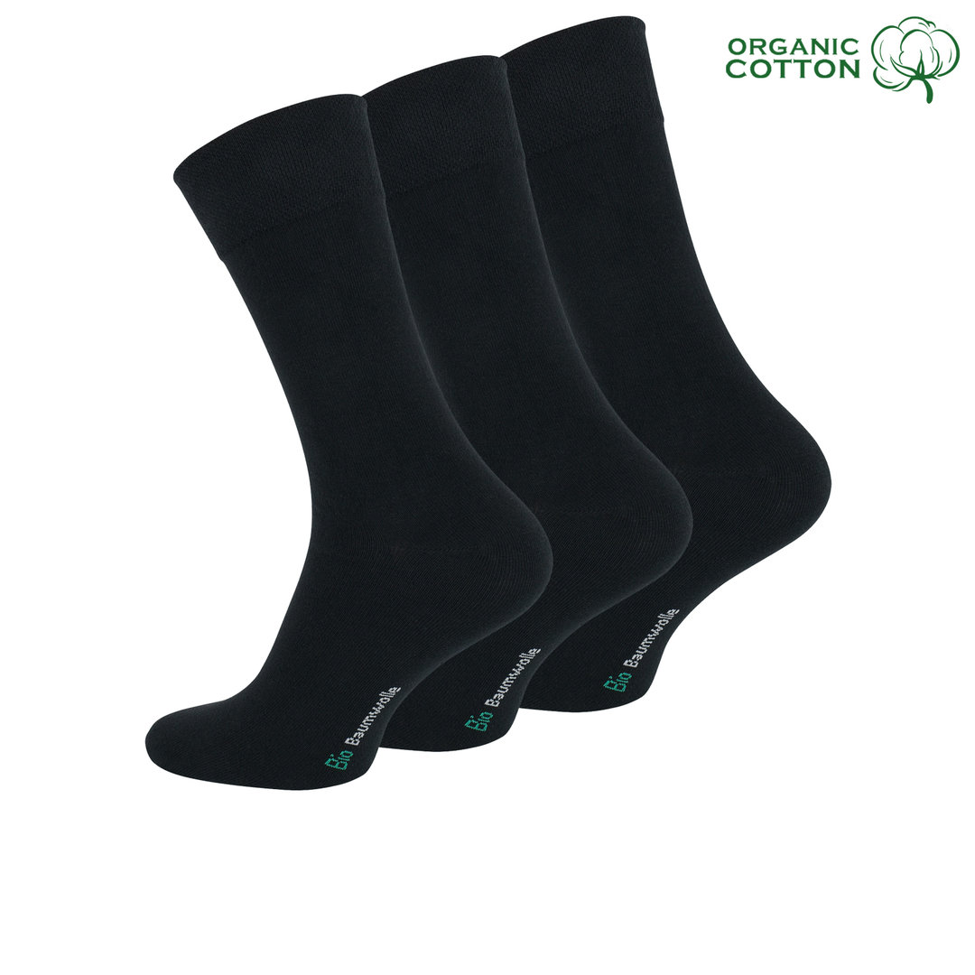Vincent Creation® 3er Pack Herren Socken aus BIO Baumwolle