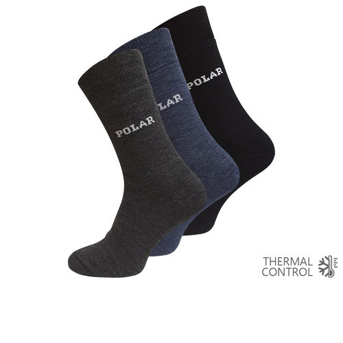 Herren vollfrottee Thermo Socken "POLAR" mit Softbund