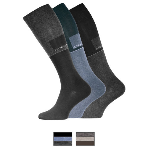men cotton knee socks "STREET" without elastic band - color selectable