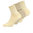 men quarter socks without elastic band in beige colors