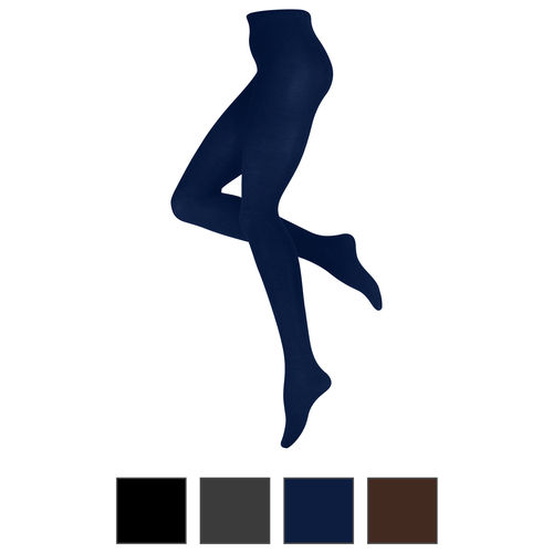 yenita® ladies cotton tights plain - color selectable