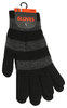 unisex knitted gloves with block rings