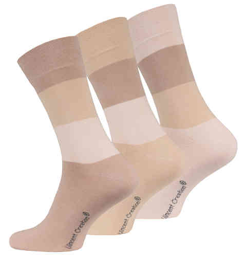 Vincent Creation® Herren Business-Socken mit Blockringel