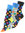Vincent Creation® ladies casual socks "DOTS"