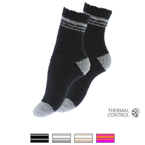 Vincent Creation® ringed cozy socks "Home Socks" - color selectable