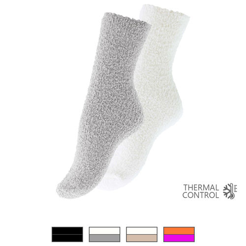 Vincent Creation® plain colored cozy socks "Home Socks" - color selectable