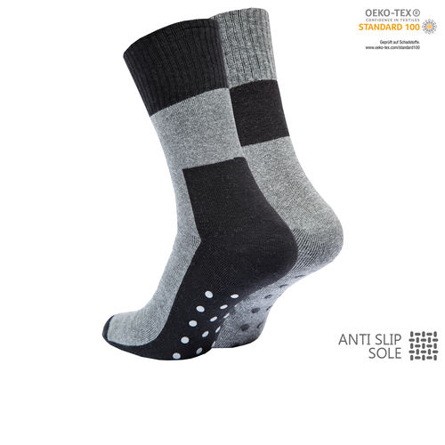 unisex cotton STOPPERsocks with anti slip sole