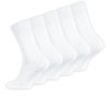 medical socks 100% cotton double cylinder in white
