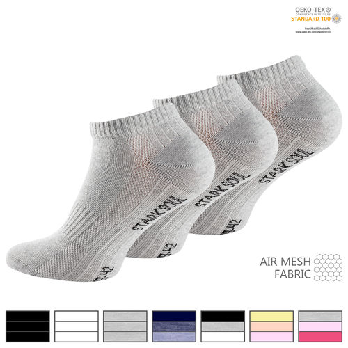 Stark Soul® unisex ankle socks in premium quality - color selectable