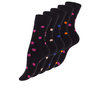Damen Baumwoll Socken "CRAZY DOT" in schwarz