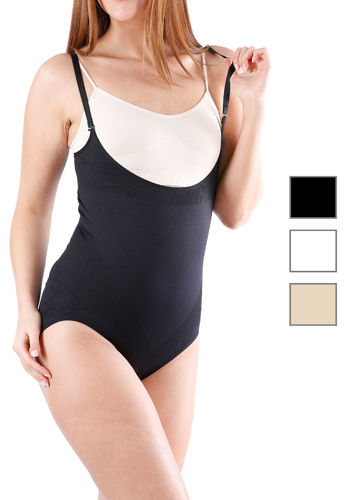yenita® figurformender seamless Body ohne Brust - Farbe wählbar