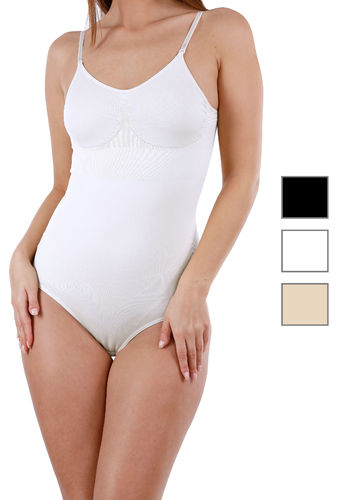 yenita® figurformender seamless Body mit Brust - Farbe wählbar