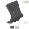 men fine knitted norwegian knee socks with plush sole - color selectable