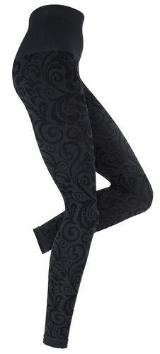 yenita® shaping seamless leggings with jacquard design