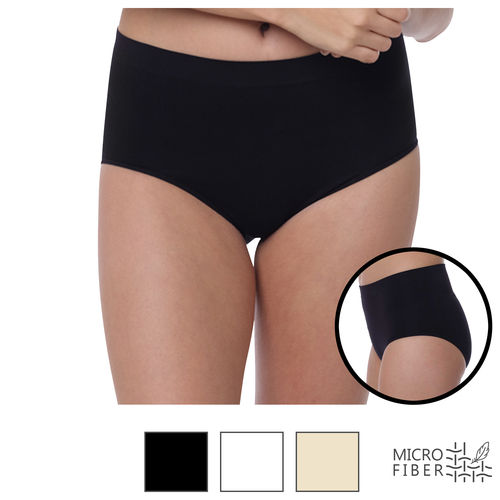 yenita® seamless Mikrofaser Taillenslip für Damen - Farbe wählbar