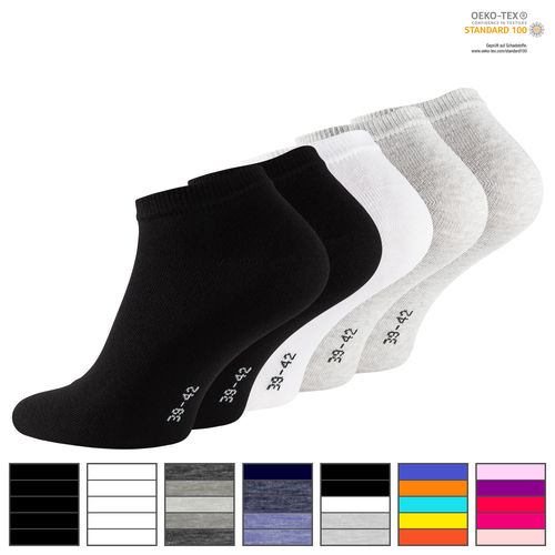 Stark Soul® Essentials - unisex cotton trainer socks - color selectable
