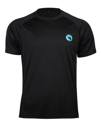STARK SOUL® Performance Sport Shirt in schwarz