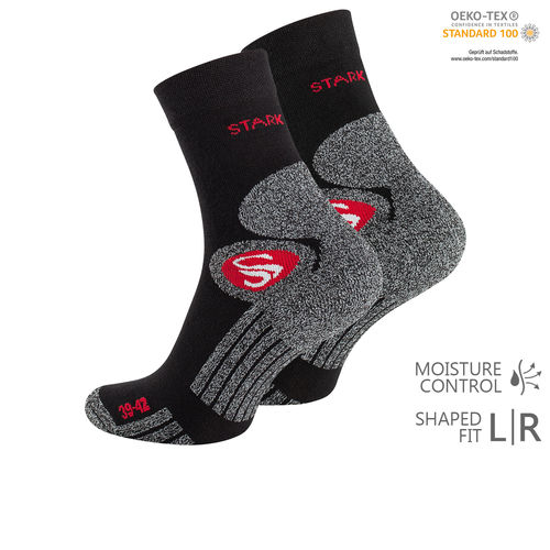 Stark Soul® unisex hiking socks with air-channel-sole