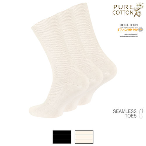 Clark Crown® men 100% cotton socks - color selectable