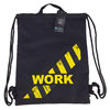 Stark Soul Tragebeutel mit Reißverschlusstasche und WORK Print