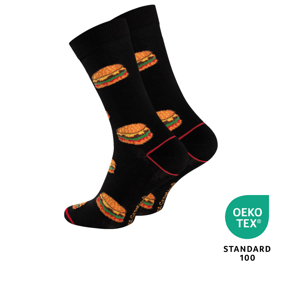 Vincent Creation® Unisex Casual Socken "Burger"