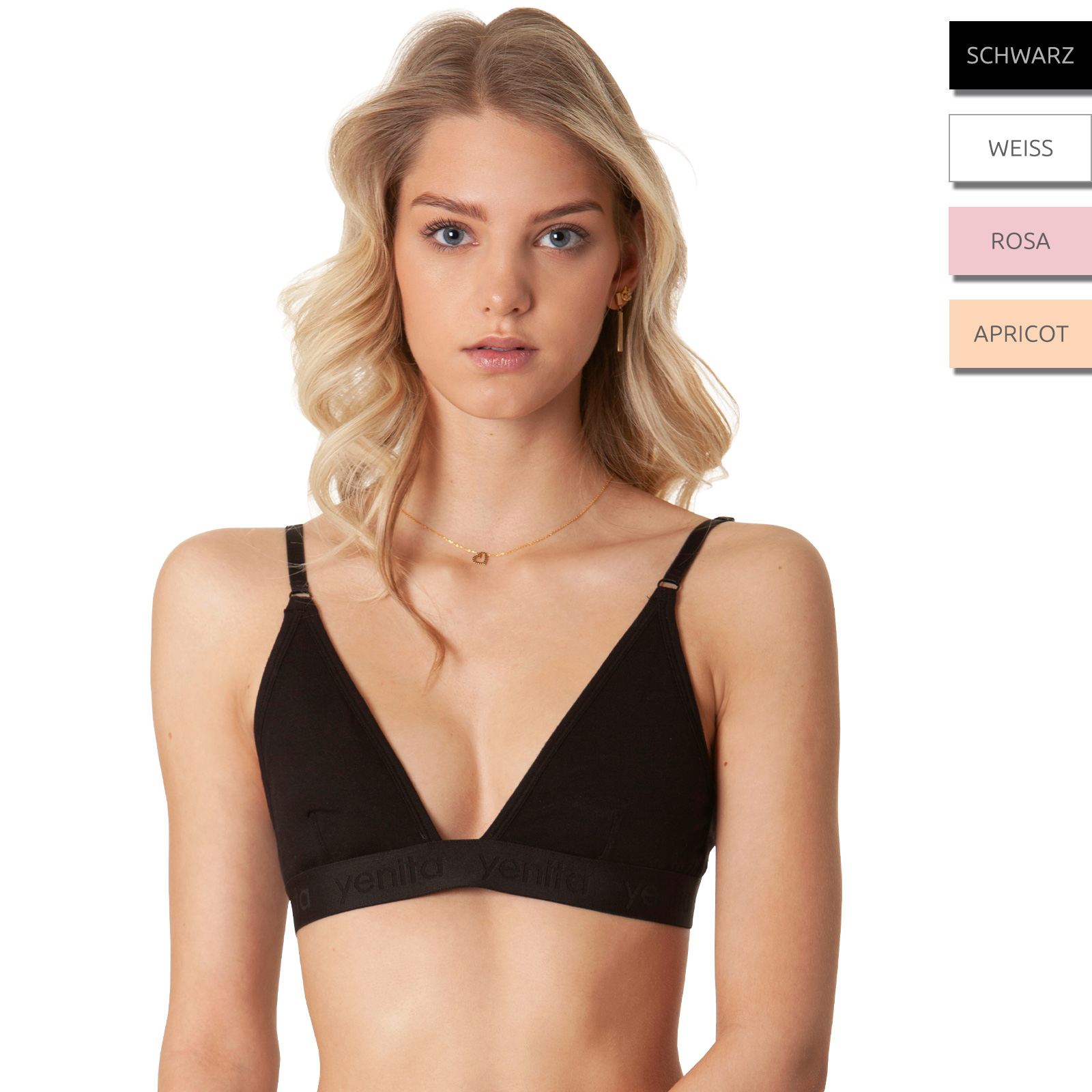 yenita® ladies triangle bra "BAMBOO" - color selectable